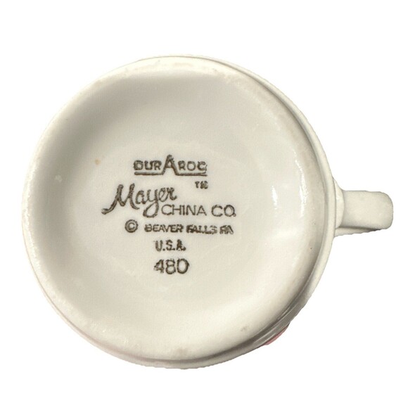 Walt Disney World Vintage Epcot Mayer Restaurant Ware Mug Coffee Tea Cup - Picture 6 of 9